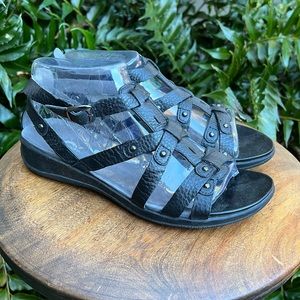 Soft Walk Leather Gladiator Sandals